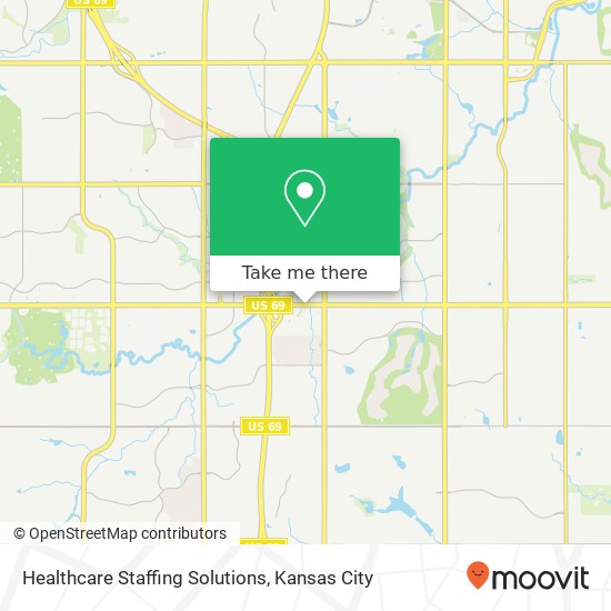 Healthcare Staffing Solutions map