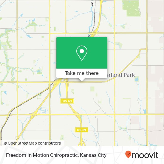 Freedom In Motion Chiropractic map