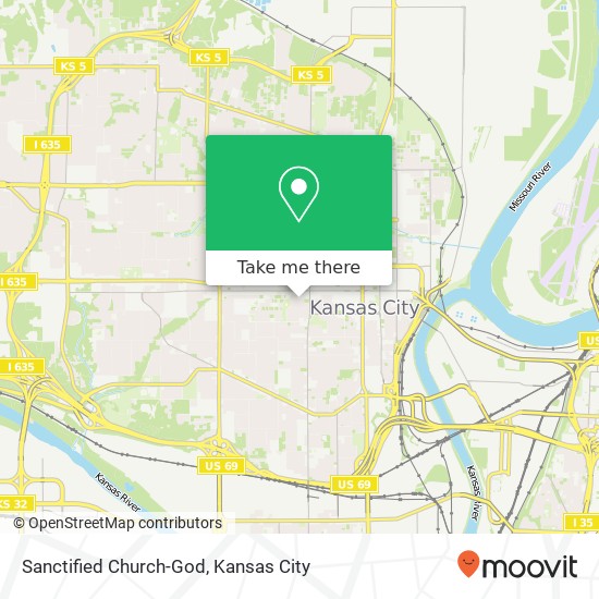 Sanctified Church-God map