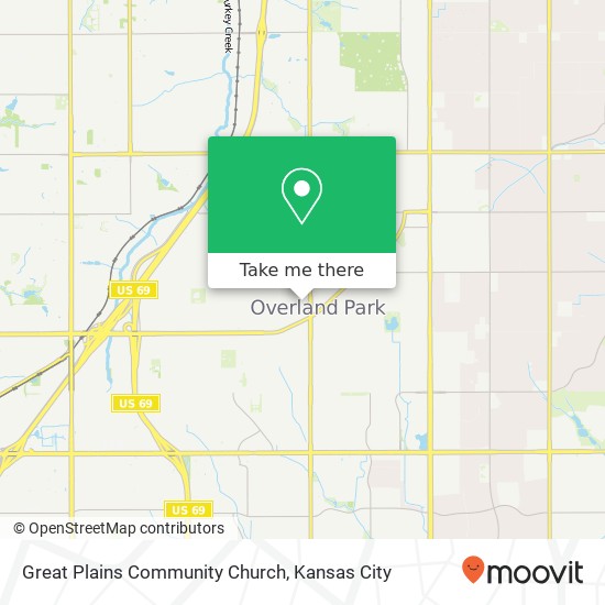 Mapa de Great Plains Community Church