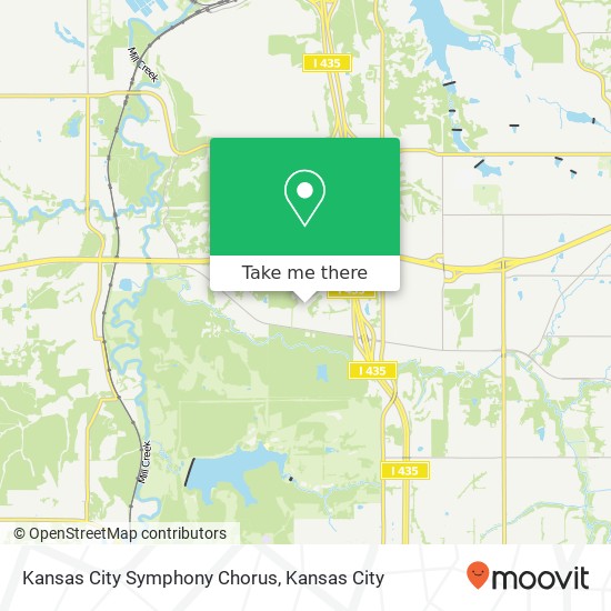 Kansas City Symphony Chorus map