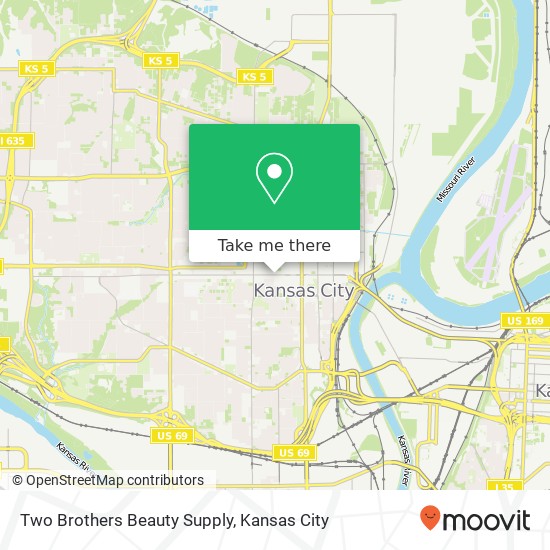 Mapa de Two Brothers Beauty Supply