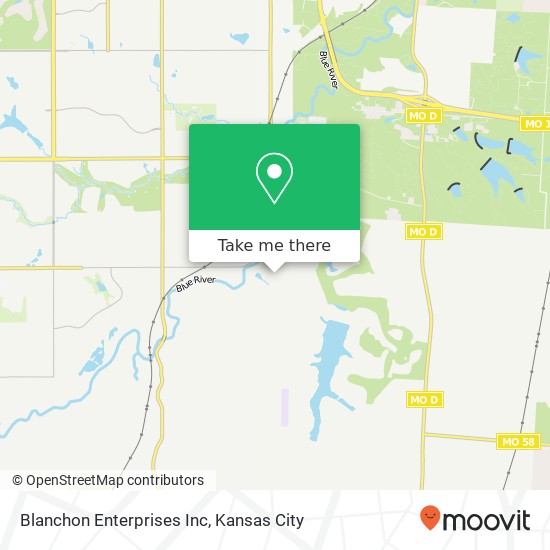 Mapa de Blanchon Enterprises Inc