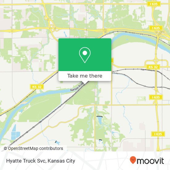Mapa de Hyatte Truck Svc