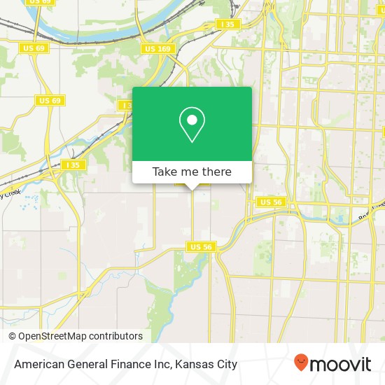 American General Finance Inc map