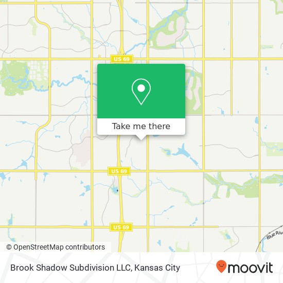 Brook Shadow Subdivision LLC map