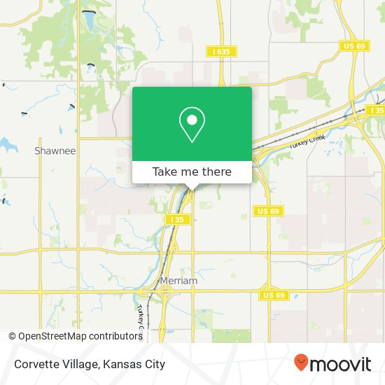 Mapa de Corvette Village