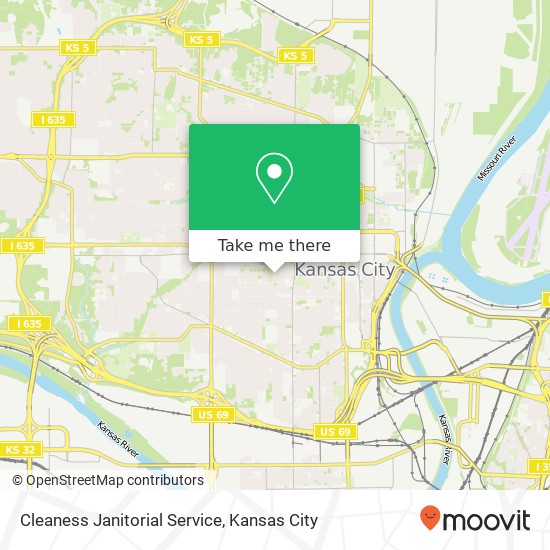 Cleaness Janitorial Service map