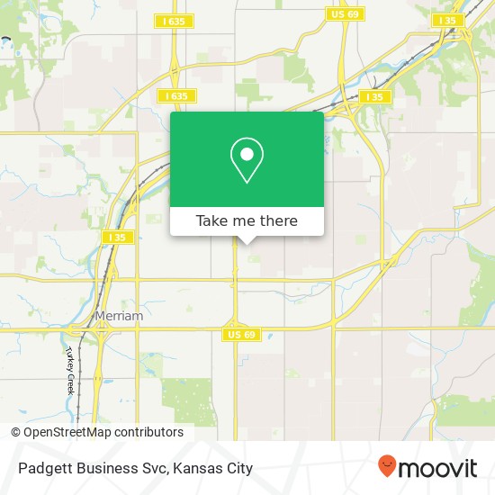 Padgett Business Svc map