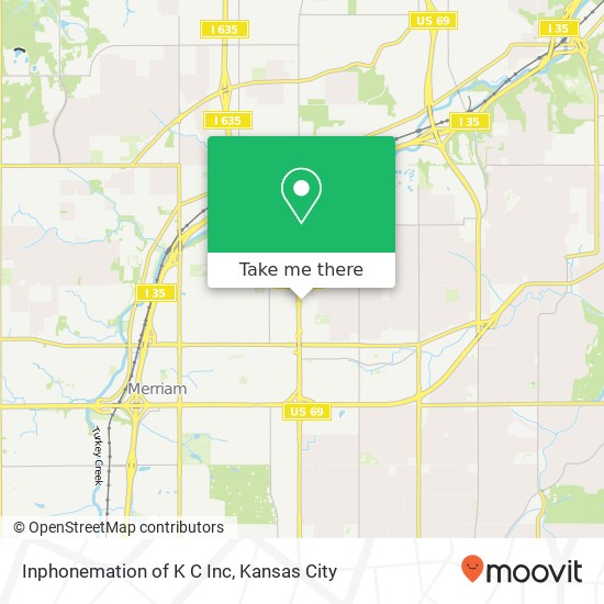 Inphonemation of K C Inc map