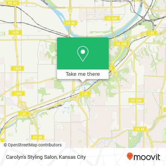 Carolyn's Styling Salon map