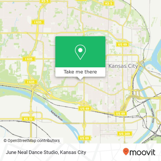 June Neal Dance Studio map