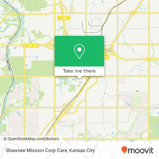 Mapa de Shawnee Mission Corp Care