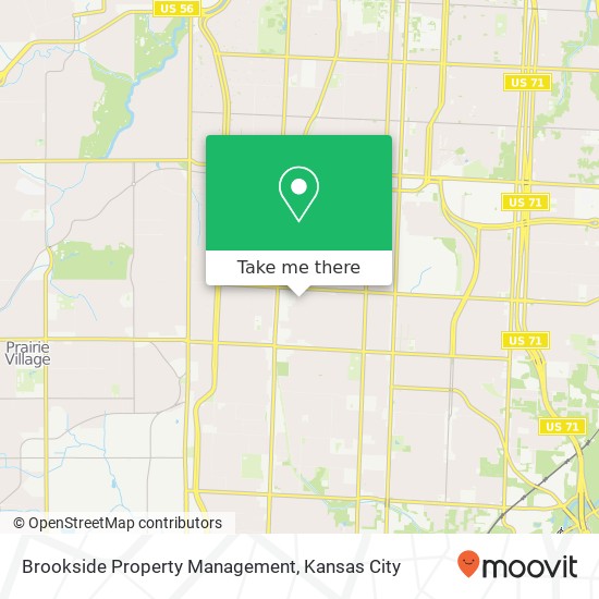 Brookside Property Management map