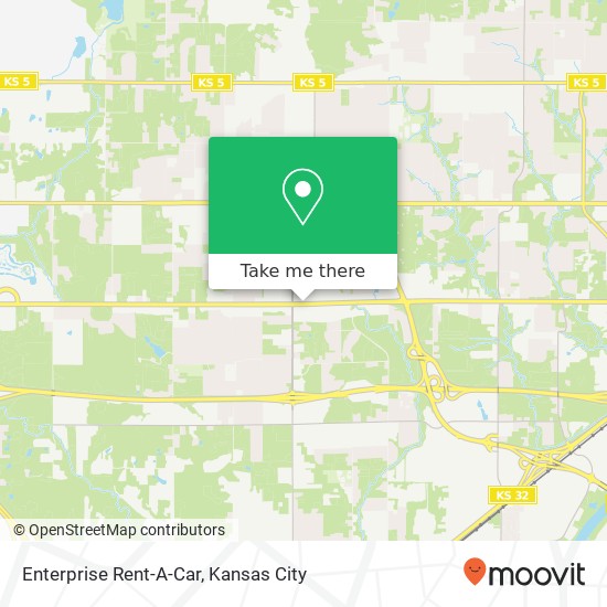 Enterprise Rent-A-Car map