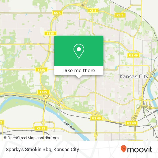 Sparky's Smokin Bbq map