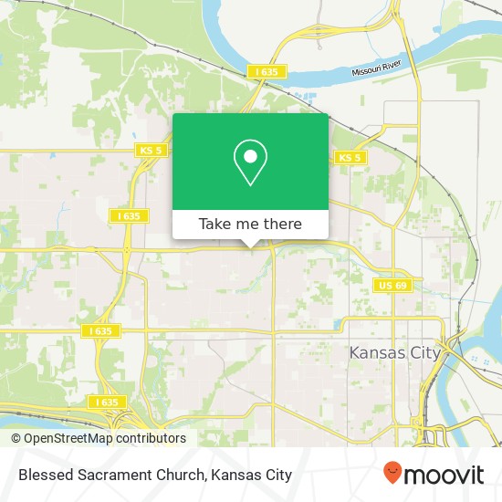 Blessed Sacrament Church map