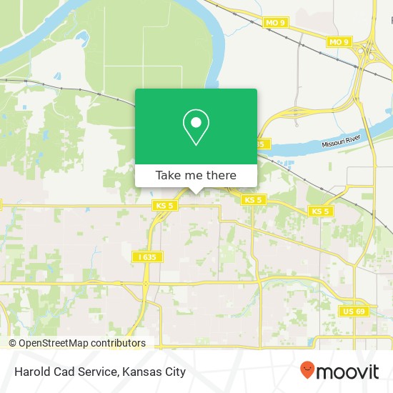 Harold Cad Service map