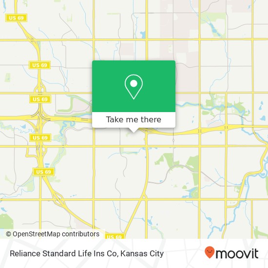 Mapa de Reliance Standard Life Ins Co