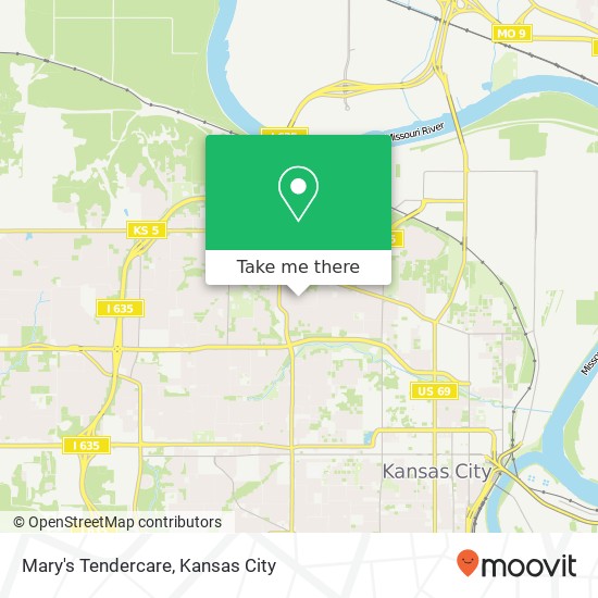 Mary's Tendercare map