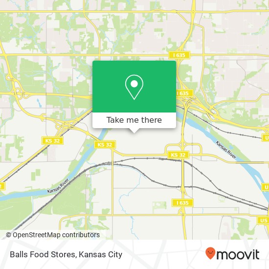 Mapa de Balls Food Stores