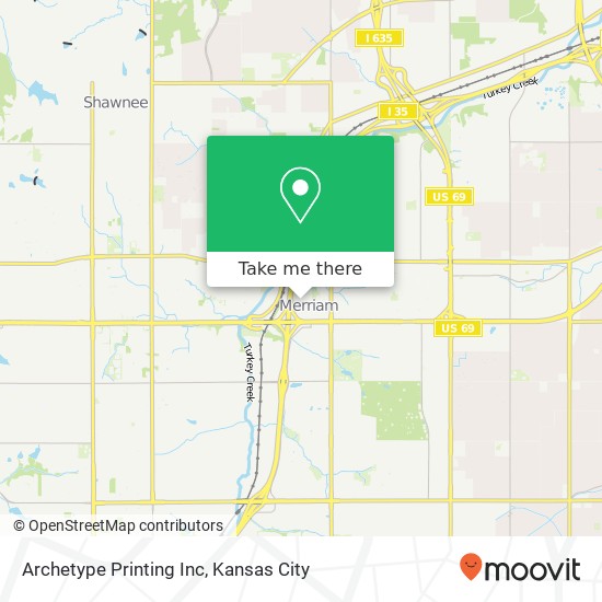 Archetype Printing Inc map