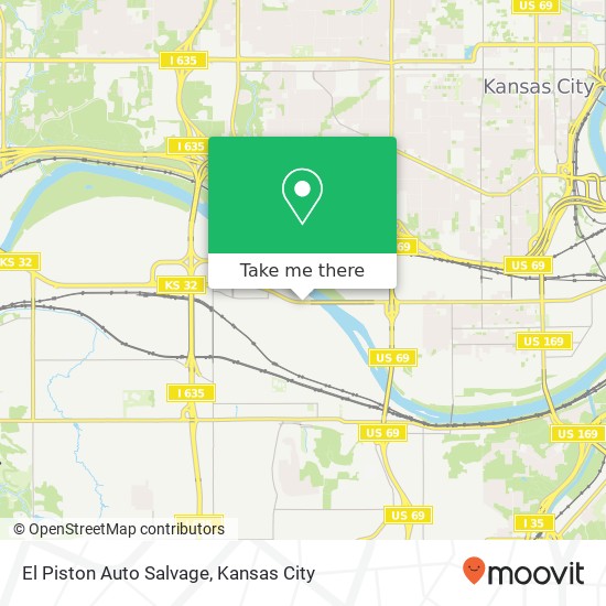 El Piston Auto Salvage map