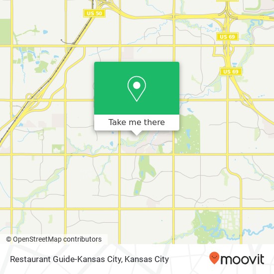 Restaurant Guide-Kansas City map