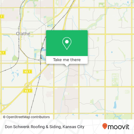 Don Schwenk Roofing & Siding map