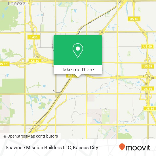 Shawnee Mission Builders LLC map