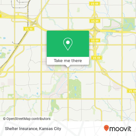 Shelter Insurance map