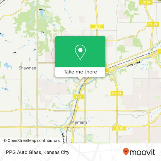 PPG Auto Glass map