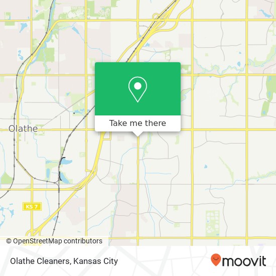 Mapa de Olathe Cleaners