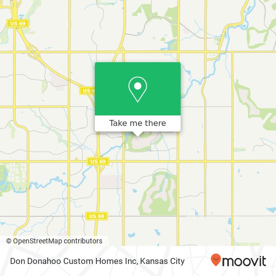 Don Donahoo Custom Homes Inc map