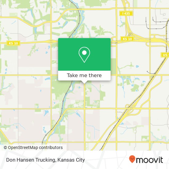 Don Hansen Trucking map