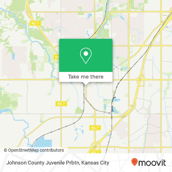 Johnson County Juvenile Prbtn map