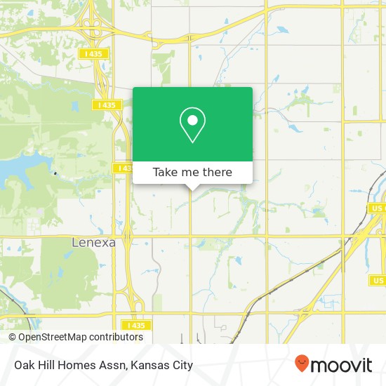 Oak Hill Homes Assn map