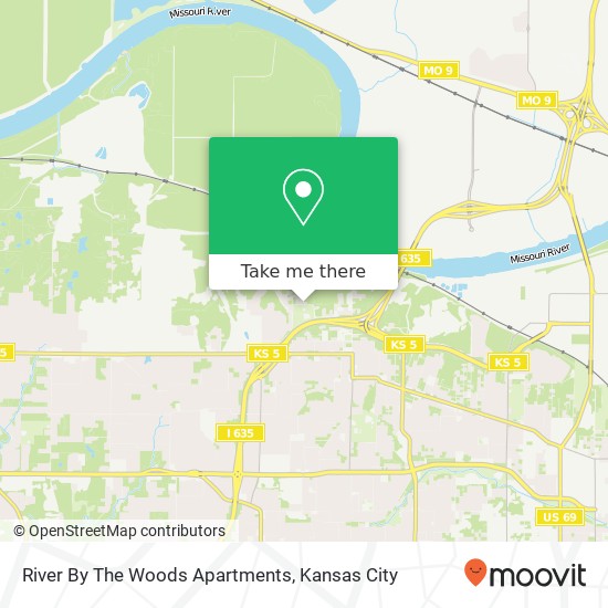 Mapa de River By The Woods Apartments