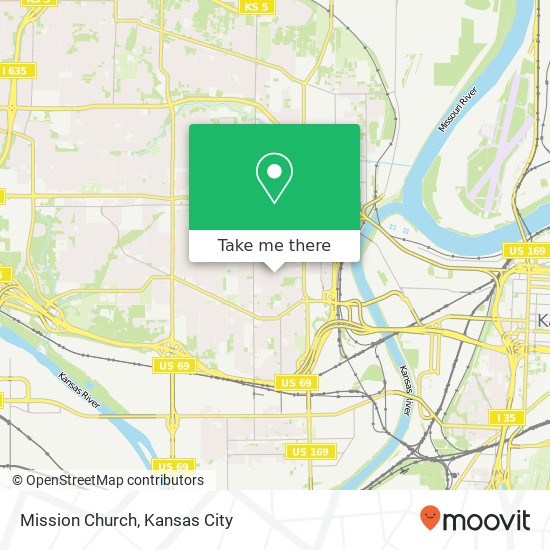 Mission Church map