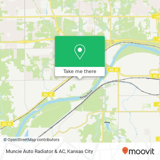 Muncie Auto Radiator & AC map