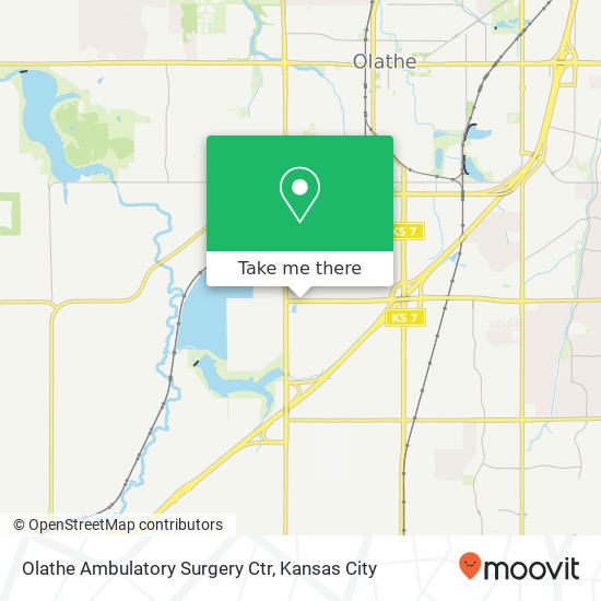 Olathe Ambulatory Surgery Ctr map