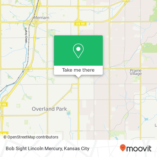 Bob Sight Lincoln Mercury map