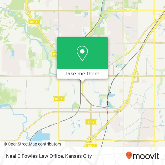 Neal E Fowles Law Office map