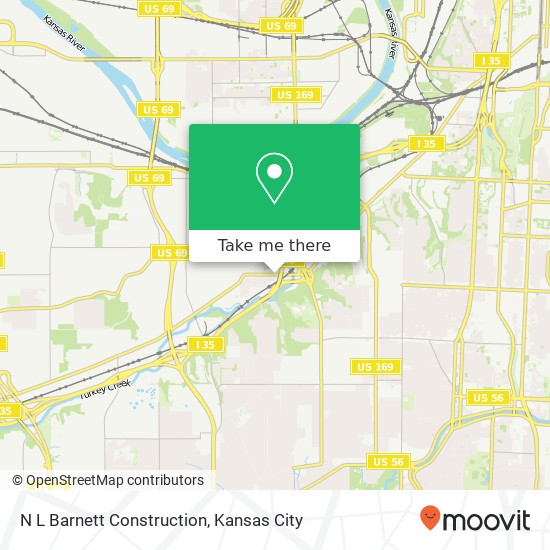N L Barnett Construction map