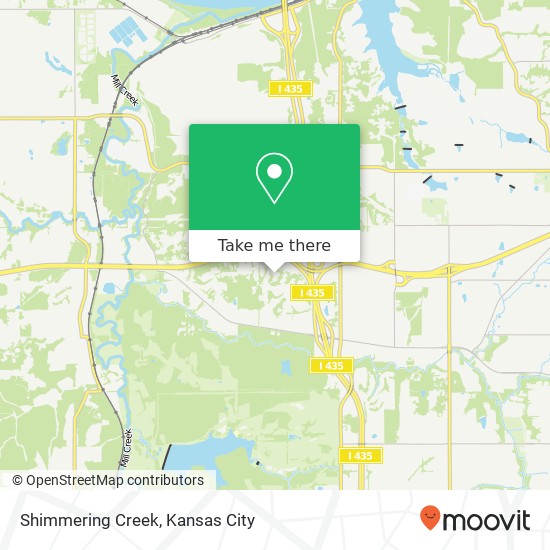 Shimmering Creek map