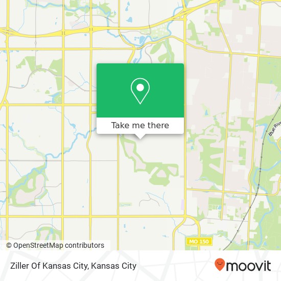 Ziller Of Kansas City map