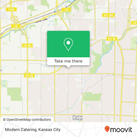 Modern Catering map