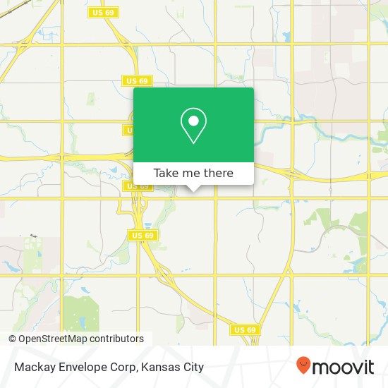 Mapa de Mackay Envelope Corp