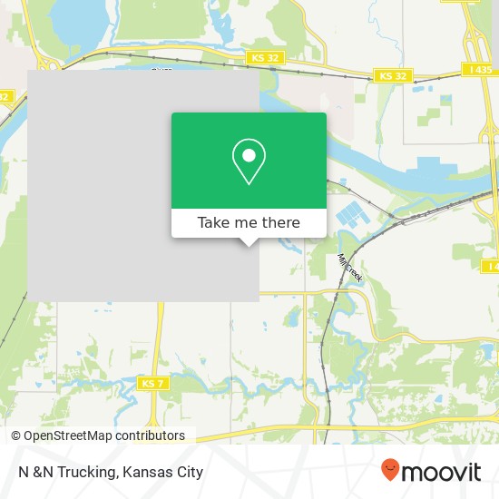 N &N Trucking map