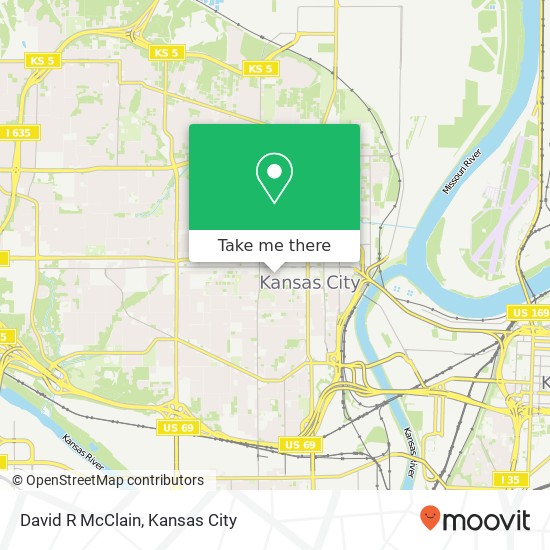 David R McClain map